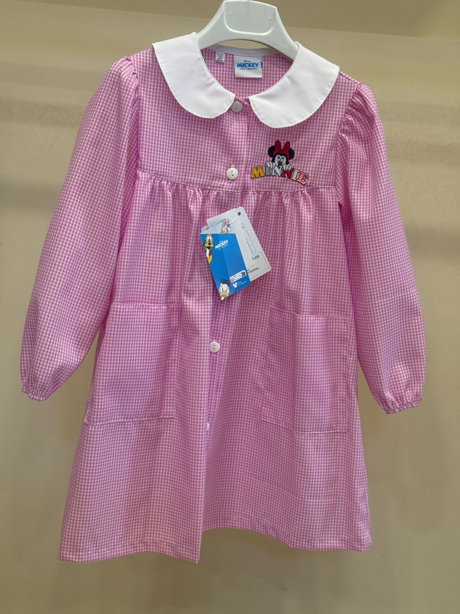 Grembiule Quadretti Minnie