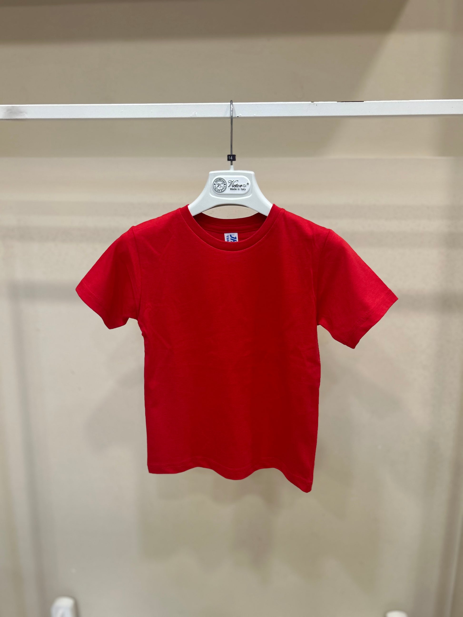 T-shirt basic rossa JHK