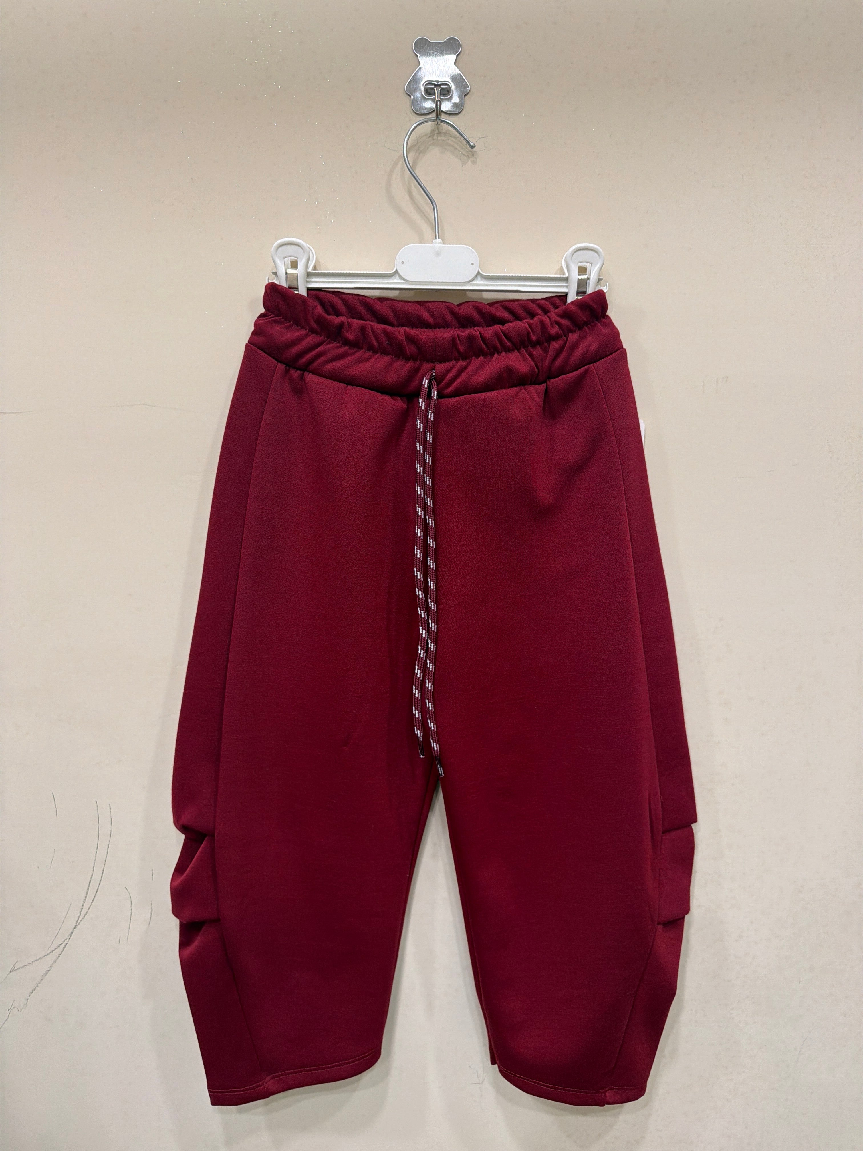pantalaccio felpato ballon bordeaux