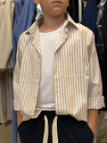 Camicia righe sabbia