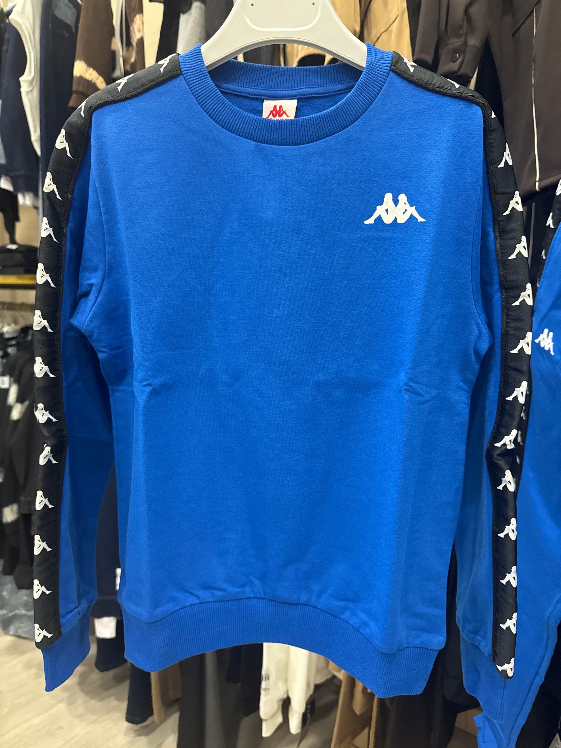 Felpa Kappa bande royal