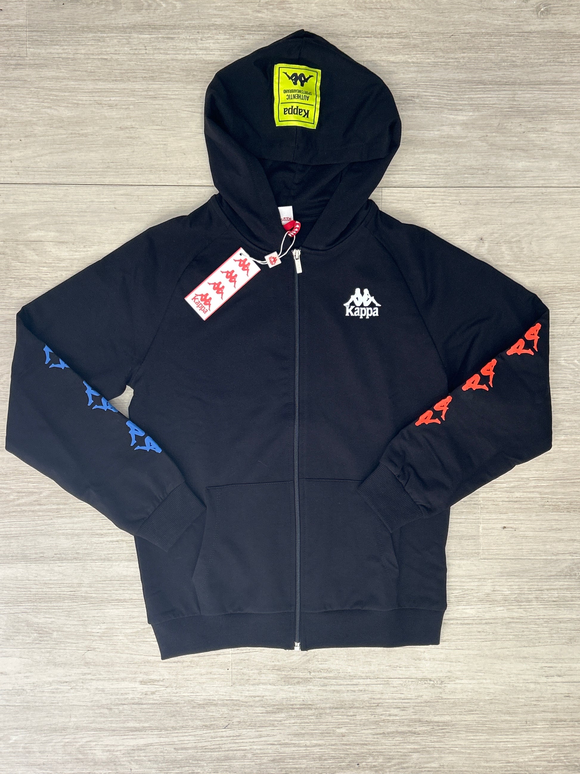 Felpa Kappa full zip black