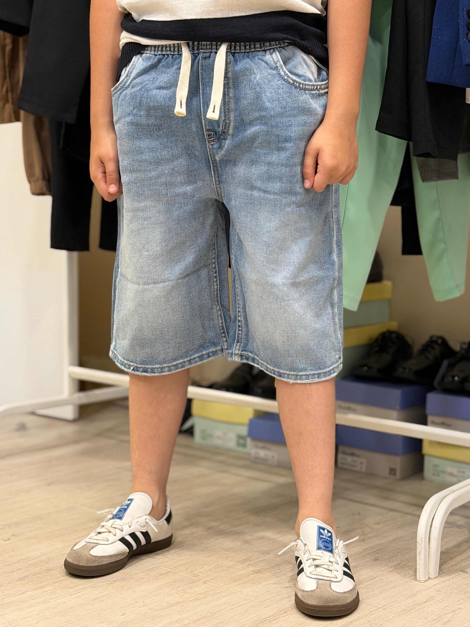 Bermuda jeans lis