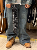 jeans baggy sabbia