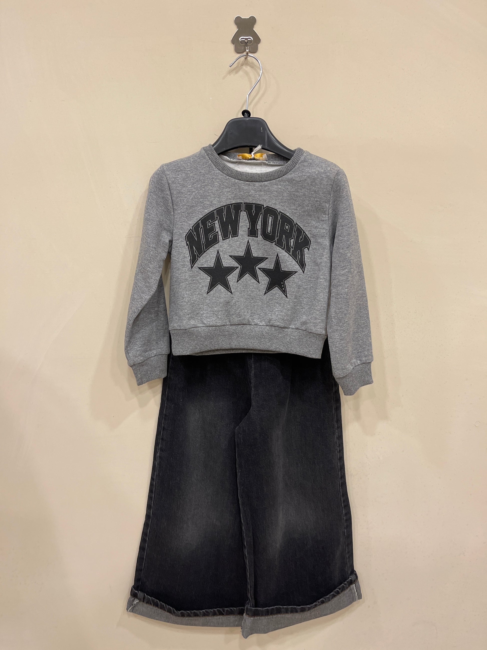 Coordinato new york grigio 5560