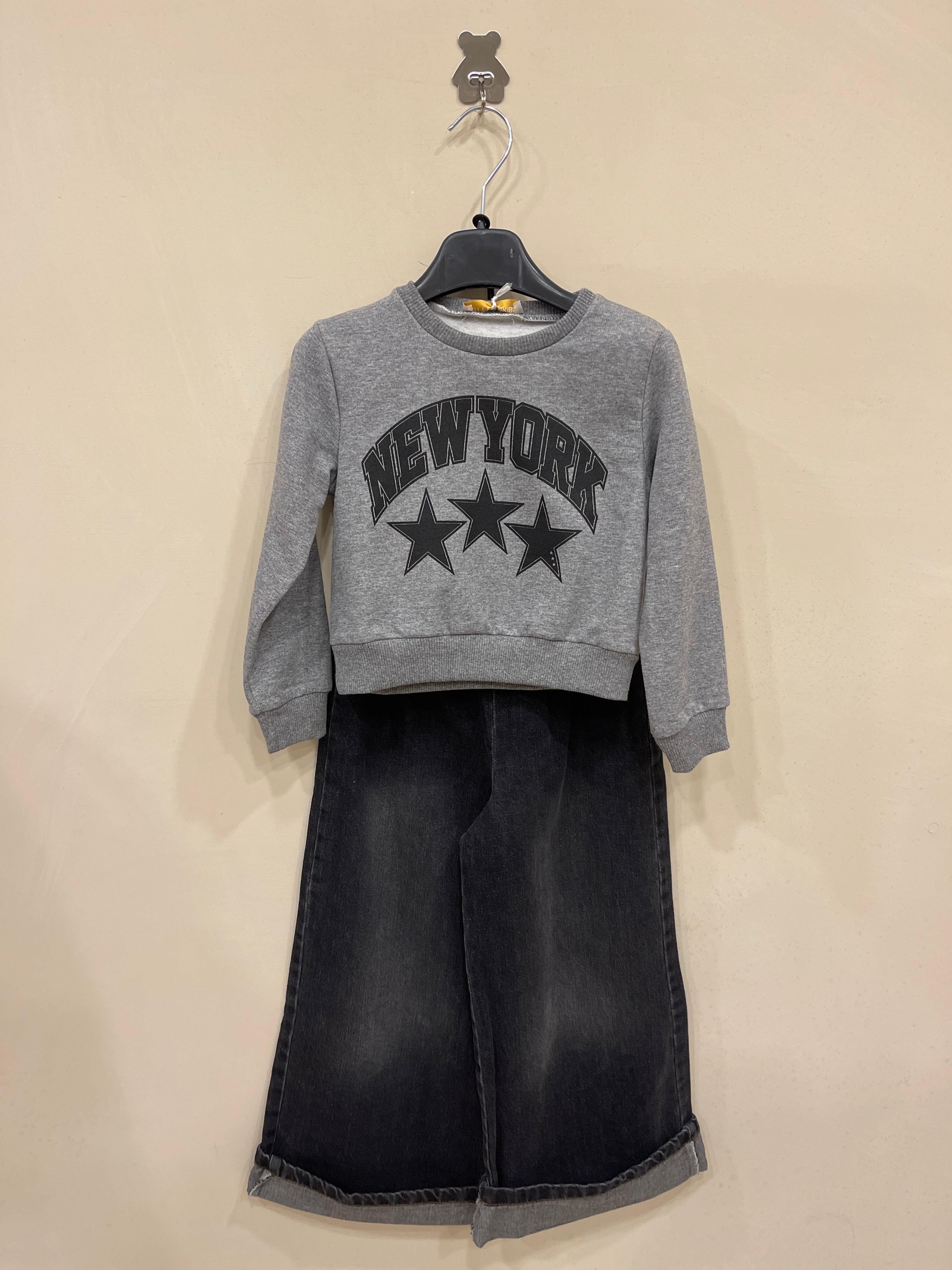 Coordinato new york grigio 5560
