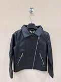 Chiodo ecopelle nero 465