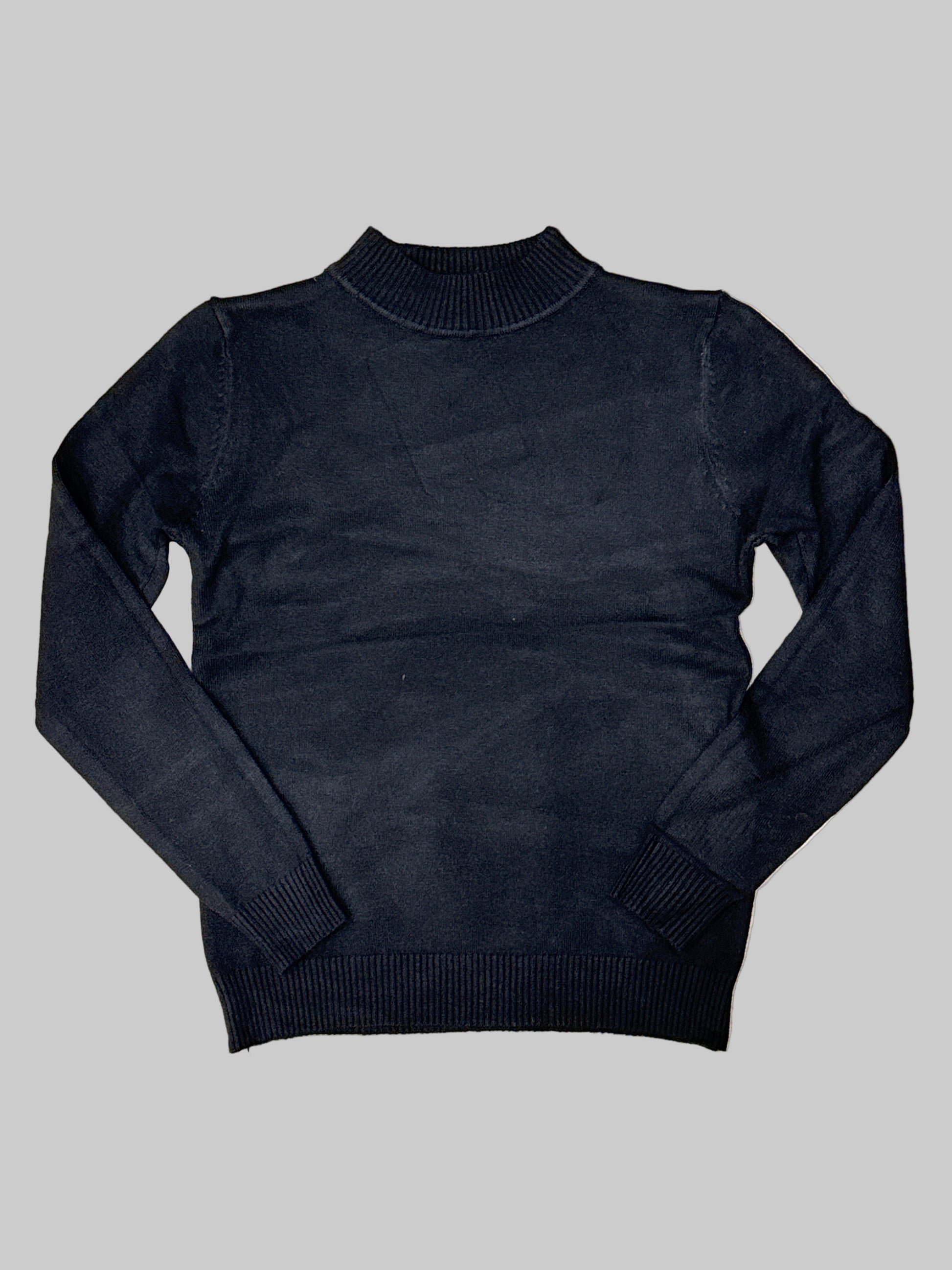 maglioncino mezzo collo black