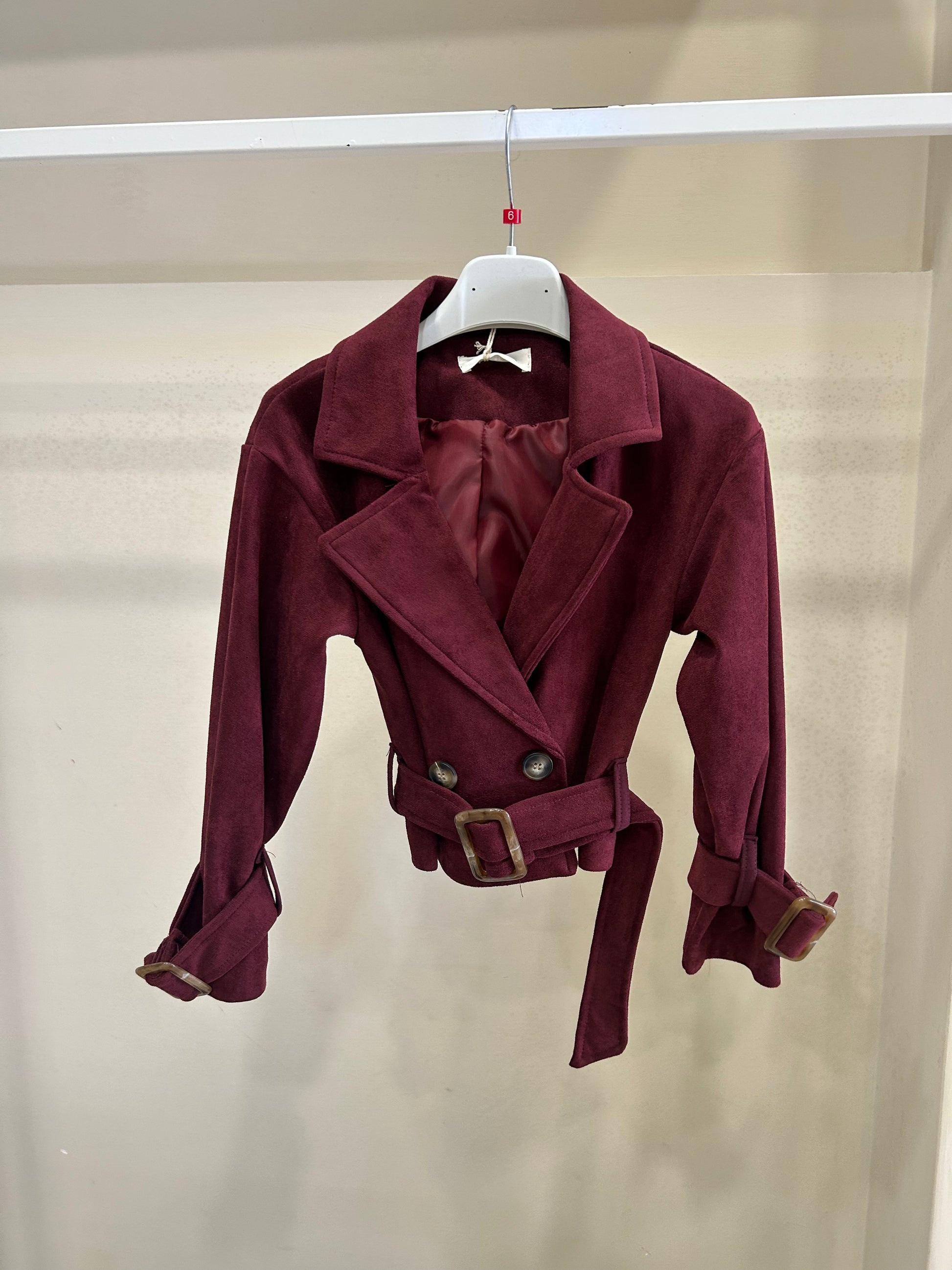 trench camoscio bordeaux 325