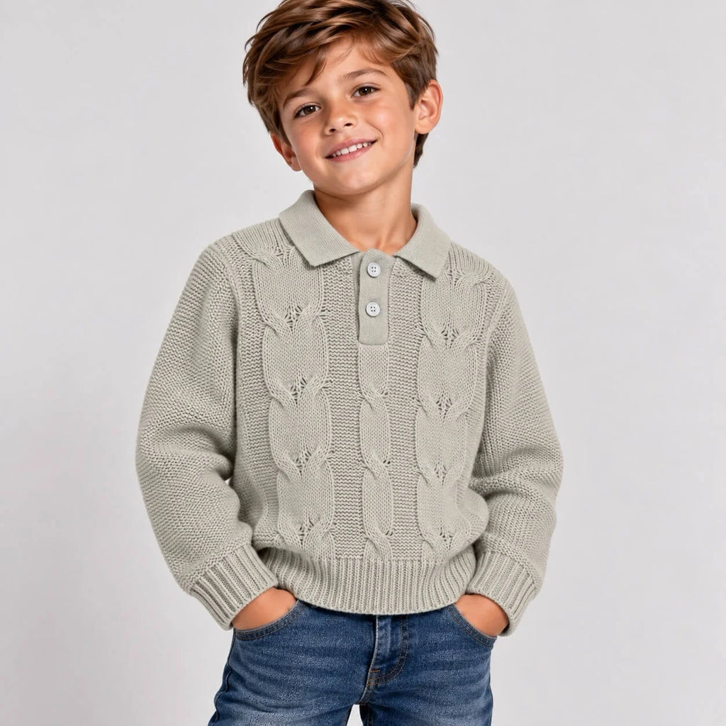 Maglioncino college grey 1002976600016