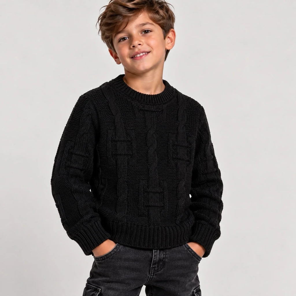 Maglioncino girocollo black 1002977200017