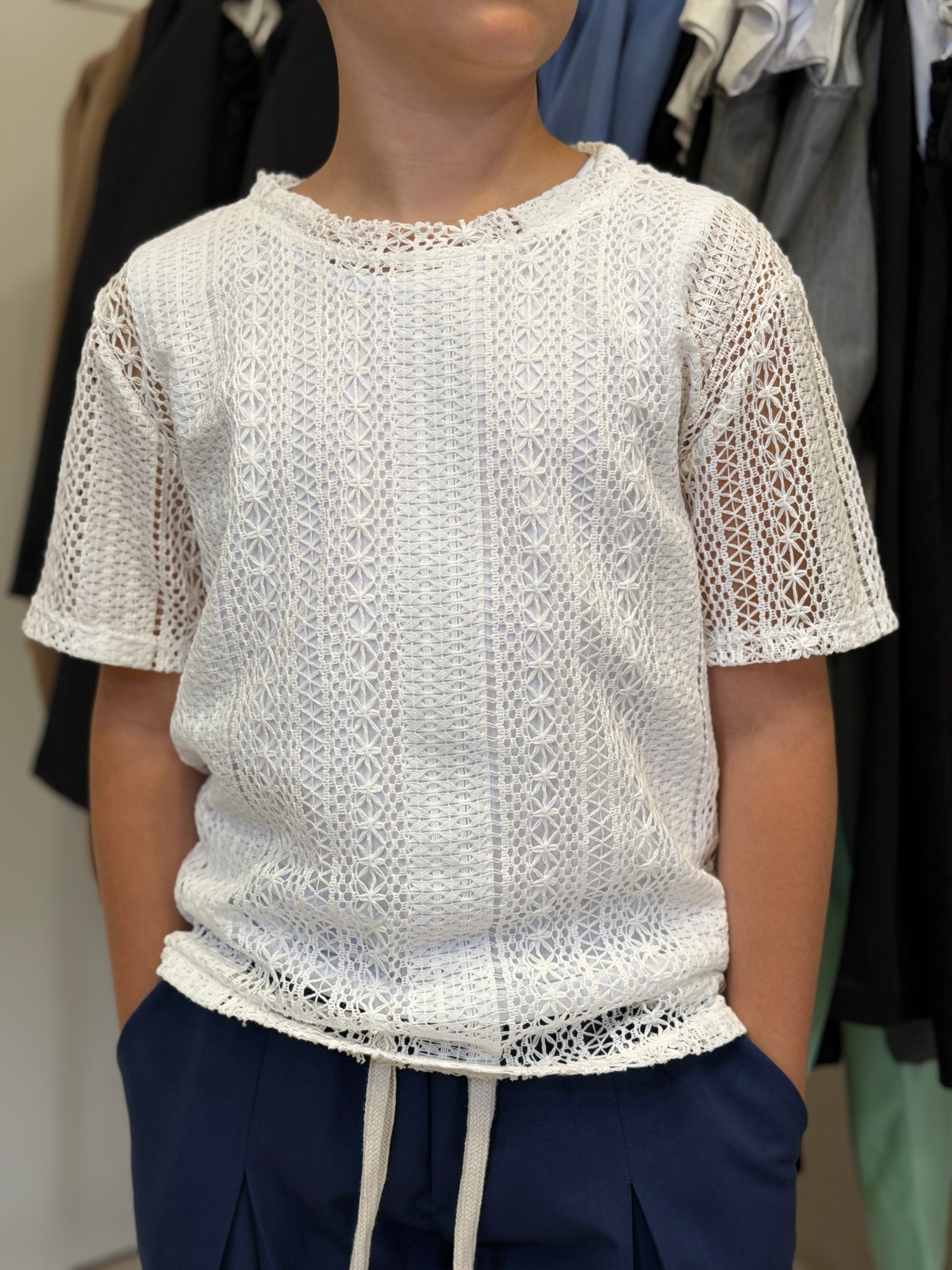 T shirt filo unci bianca