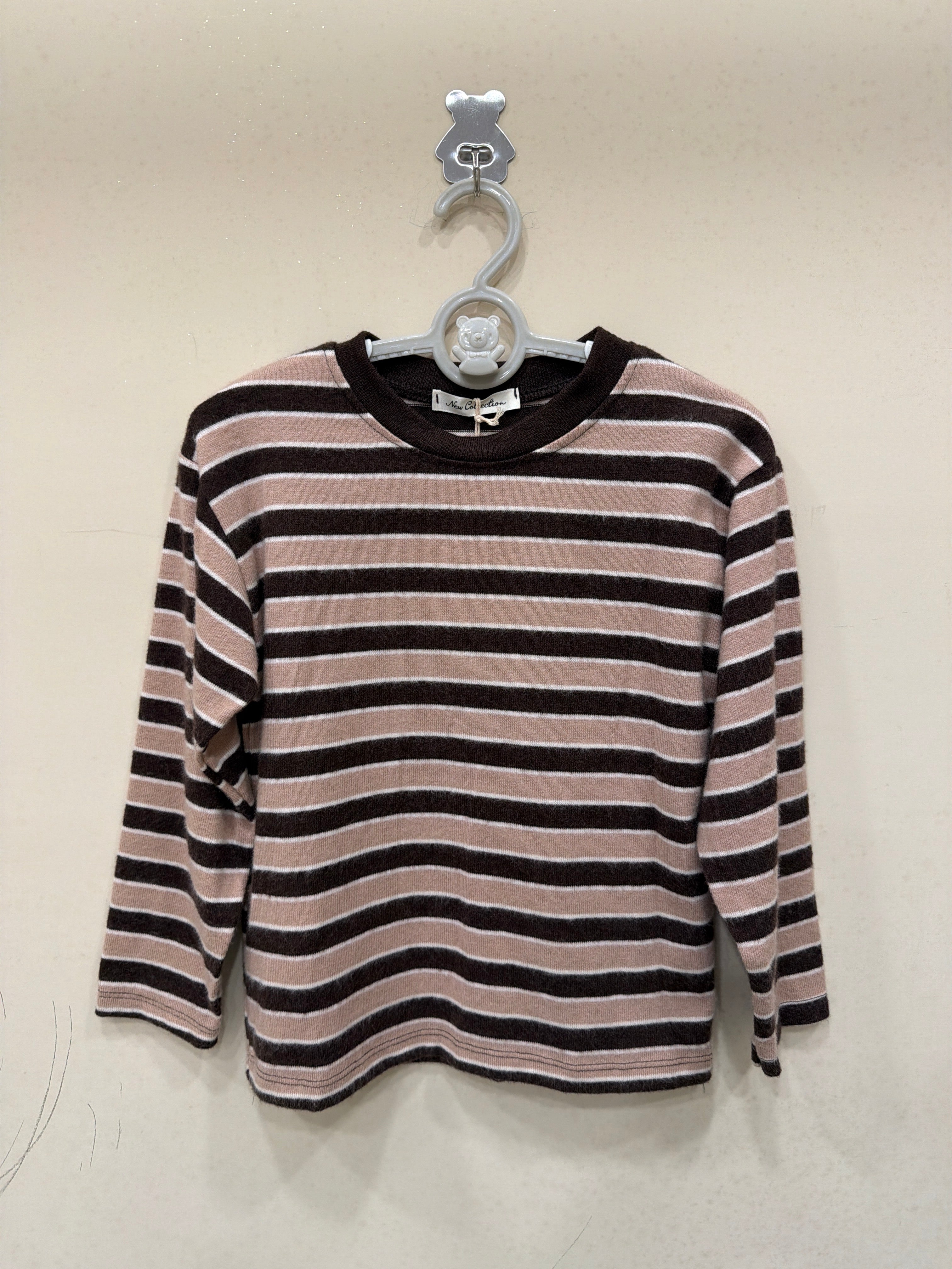maglia a righe brown 50108