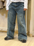 jeans baggy sabbia