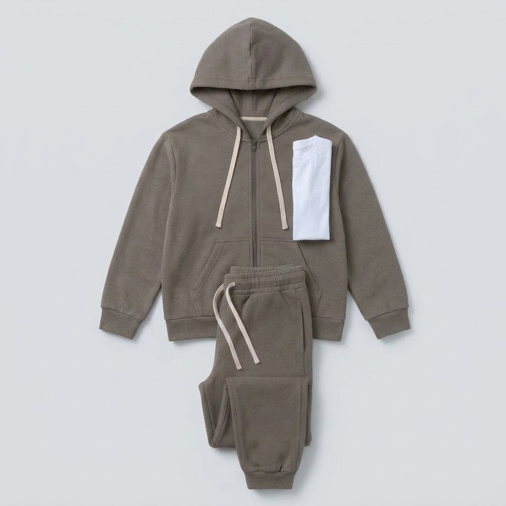 Tuta Regular Fit – Tortora