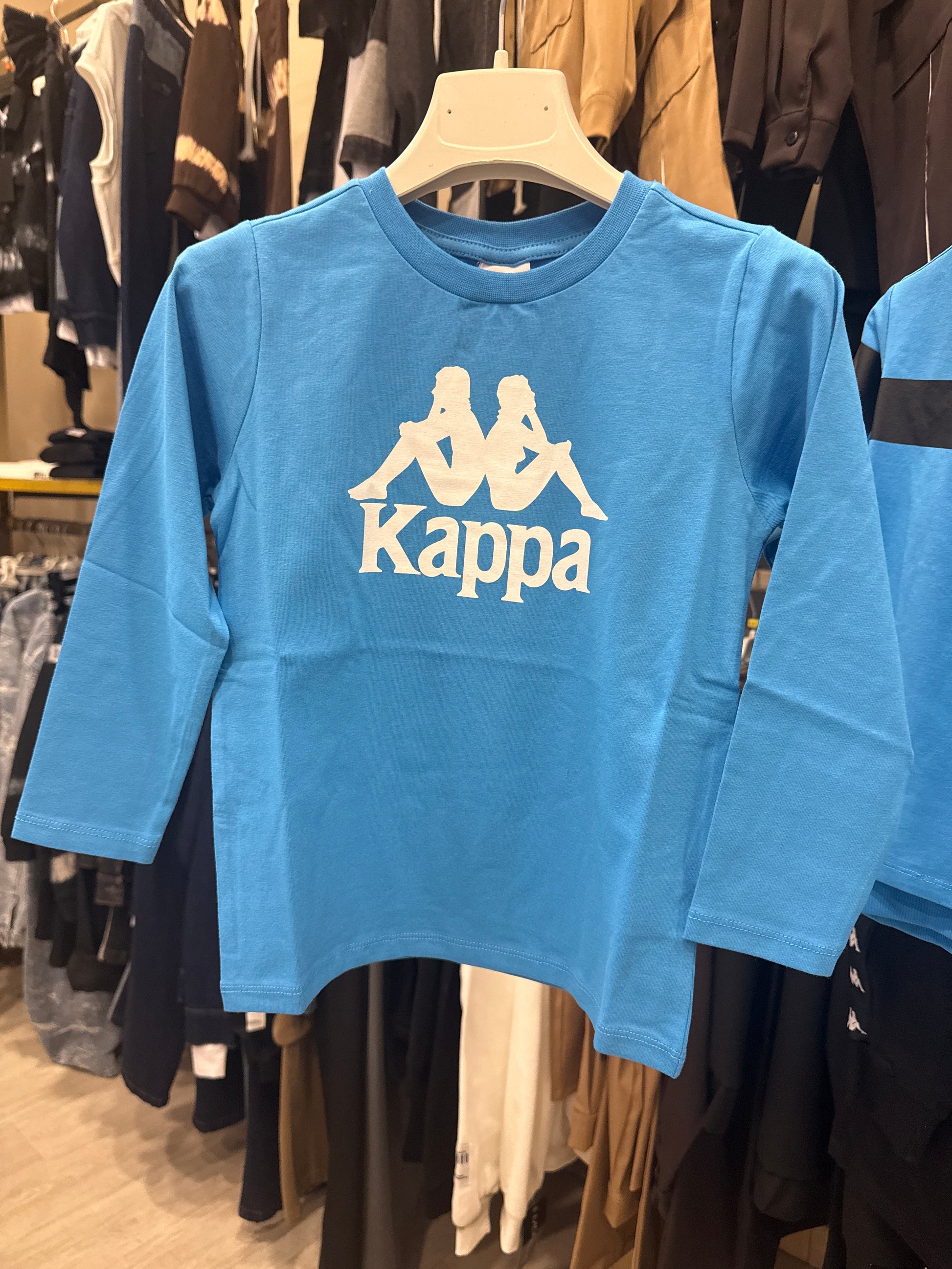 T shirt Kappa logo azure