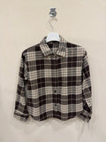 Camicia flanella quadri brown