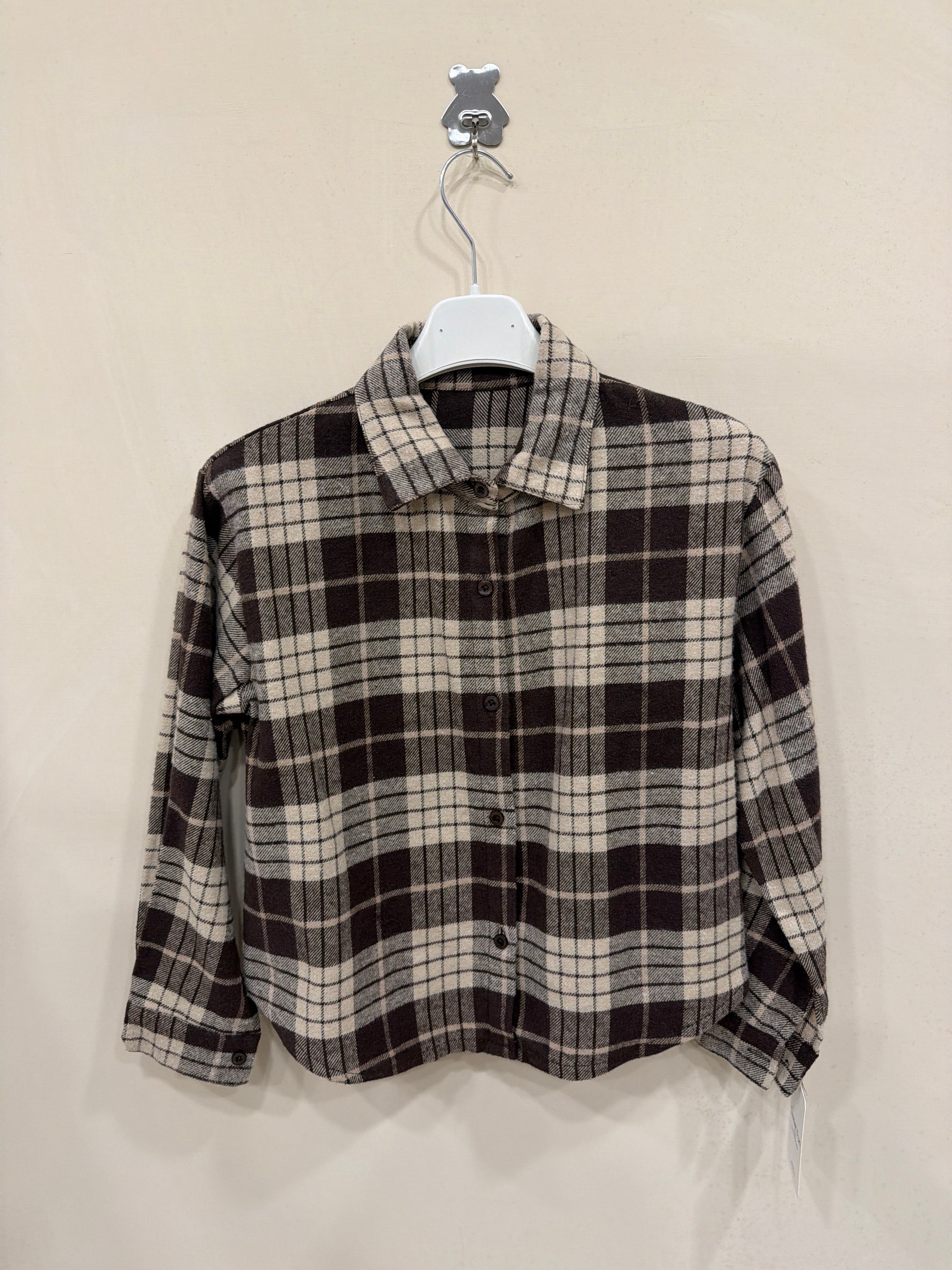 Camicia flanella quadri brown