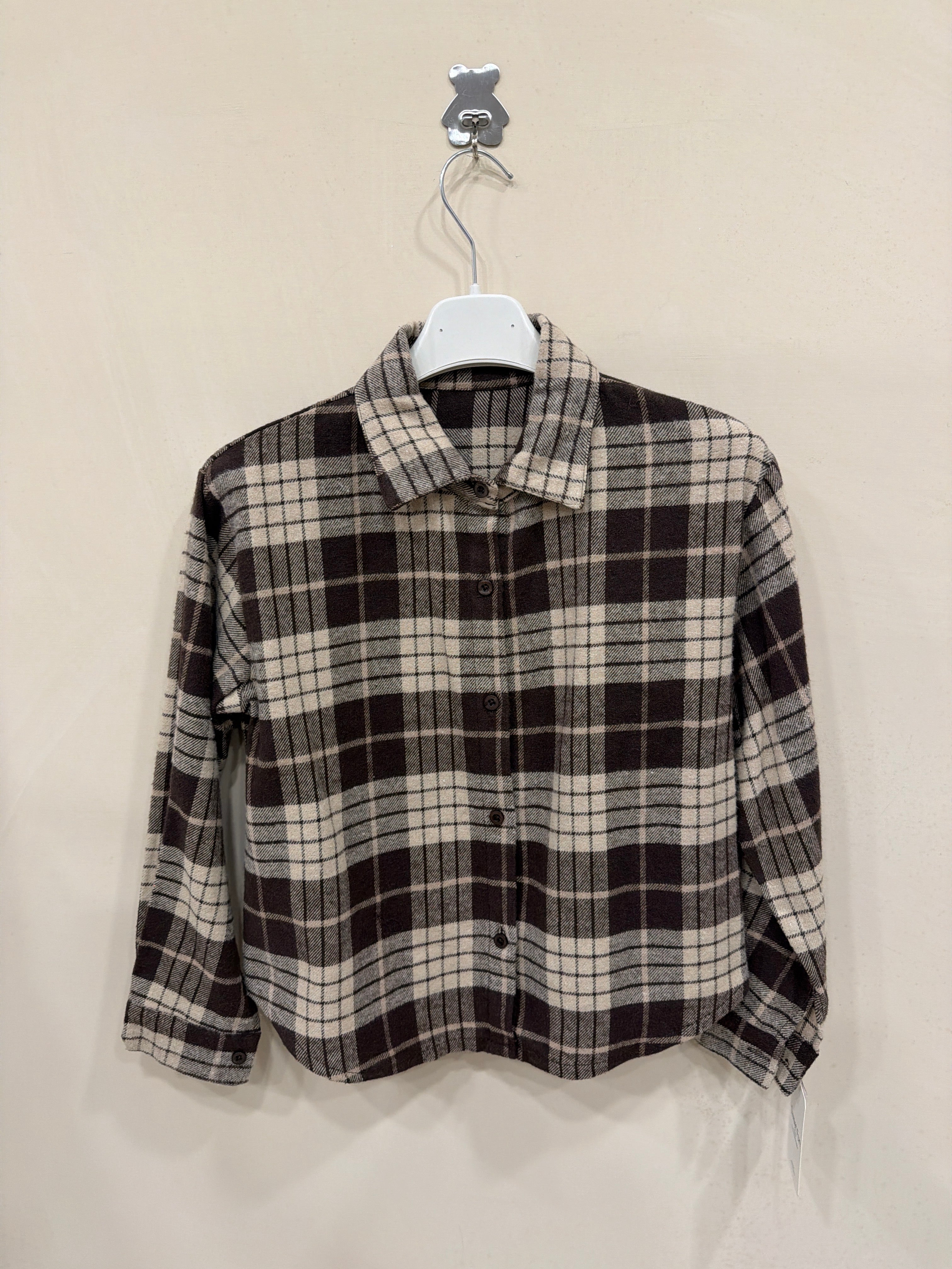 Camicia flanella quadri brown