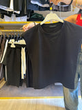 coordinato smanicato black 5263