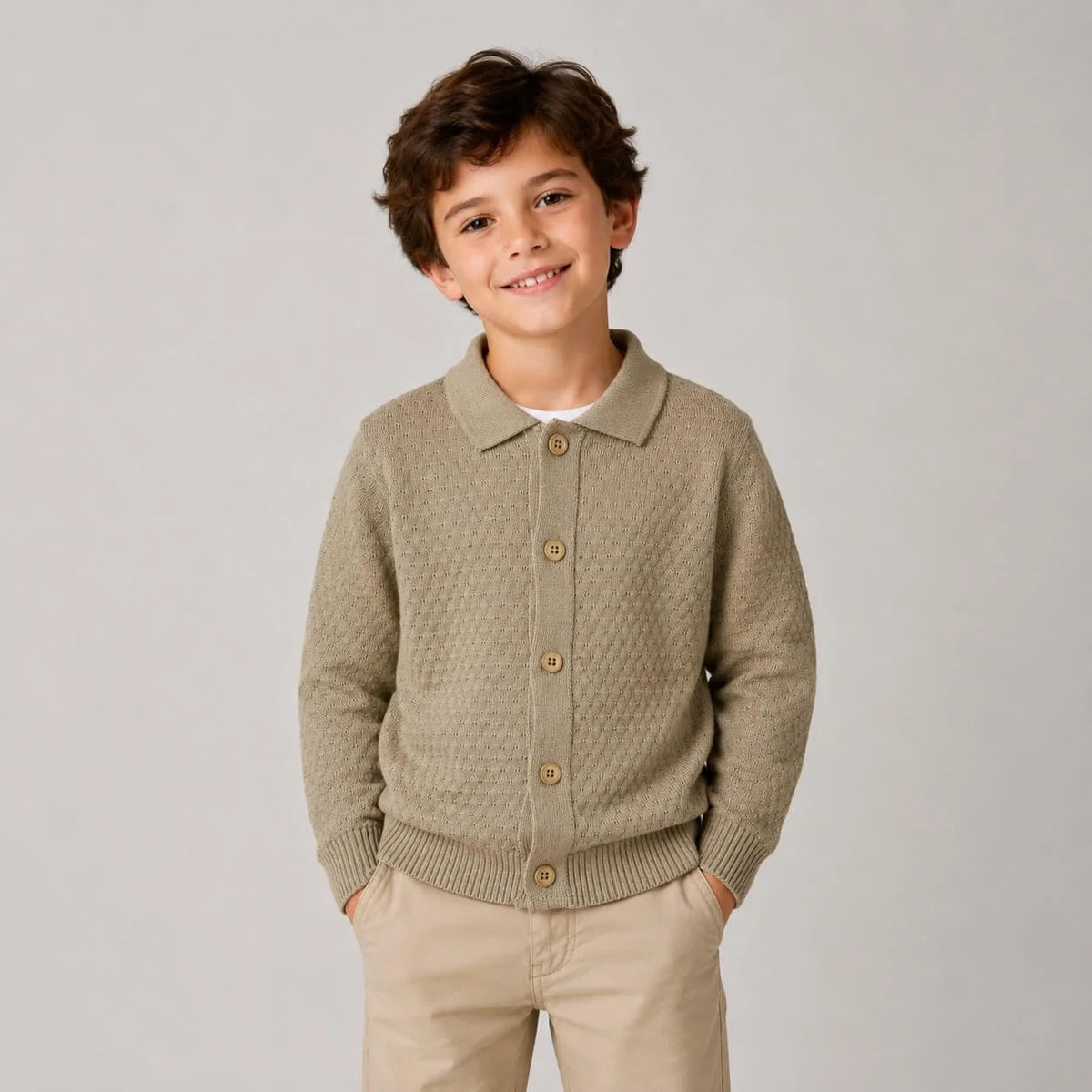 Cardigan filo granada fango 1002777800011