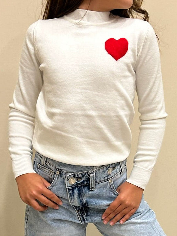 maglioncino in lana white