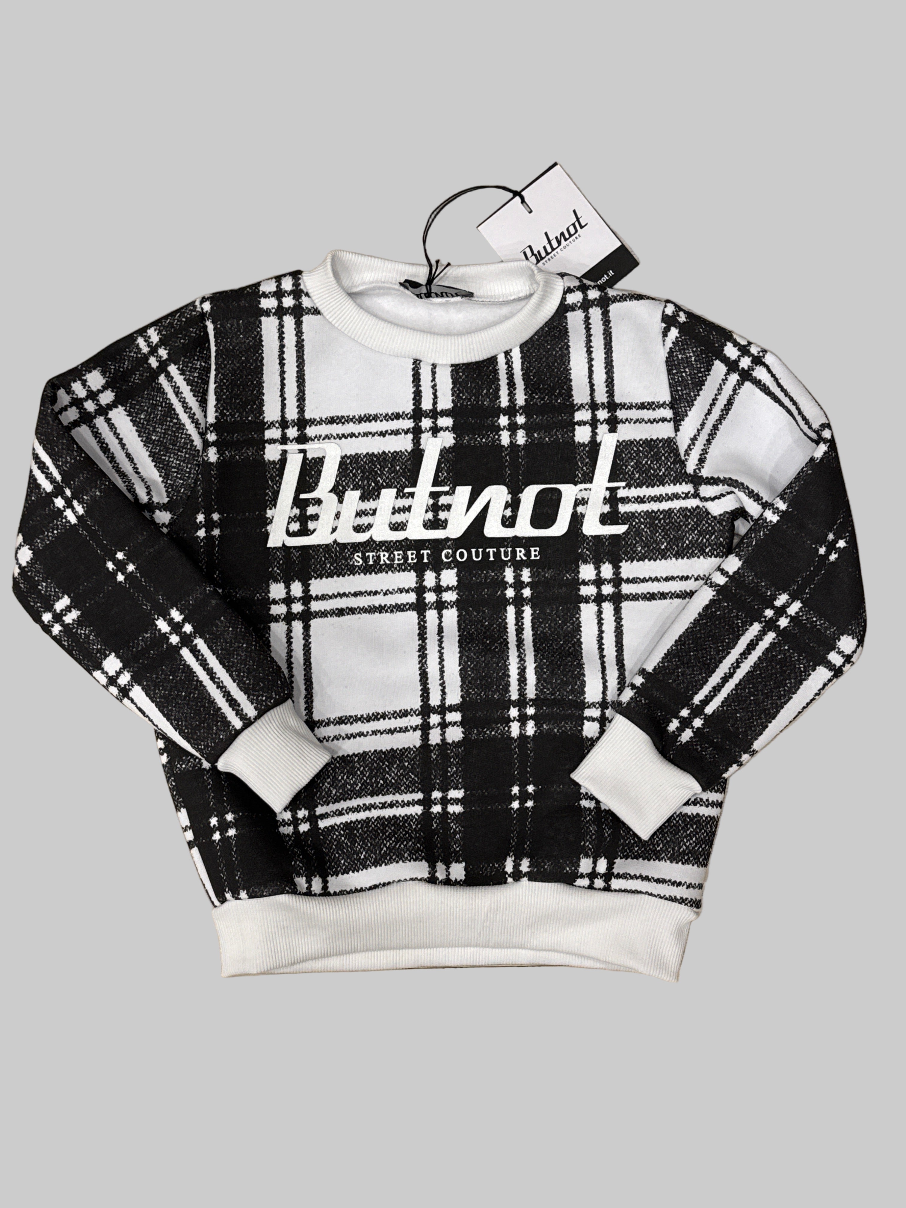 Felpa butnot bw righe