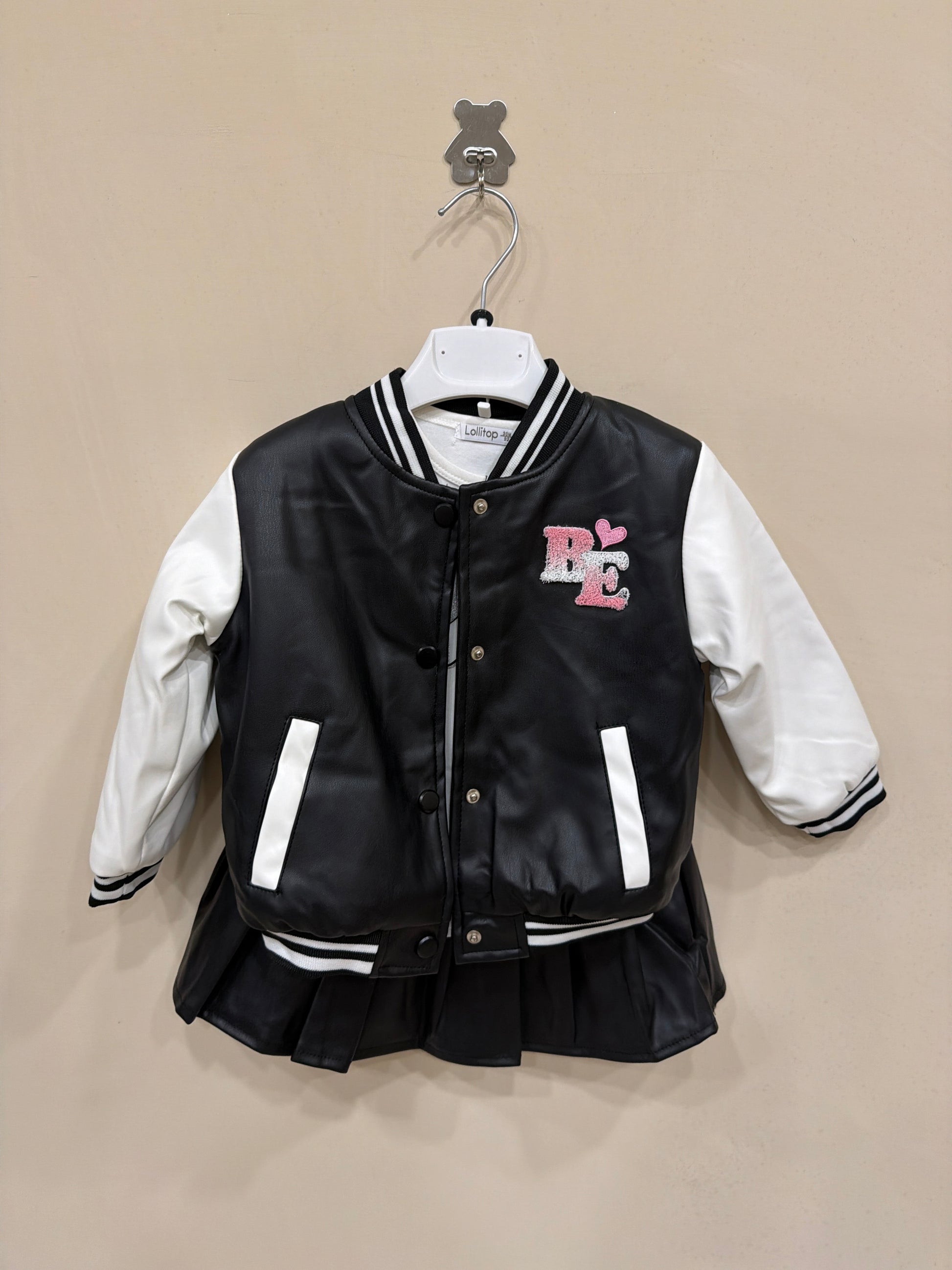 Coordinato LolliTop nero 8344