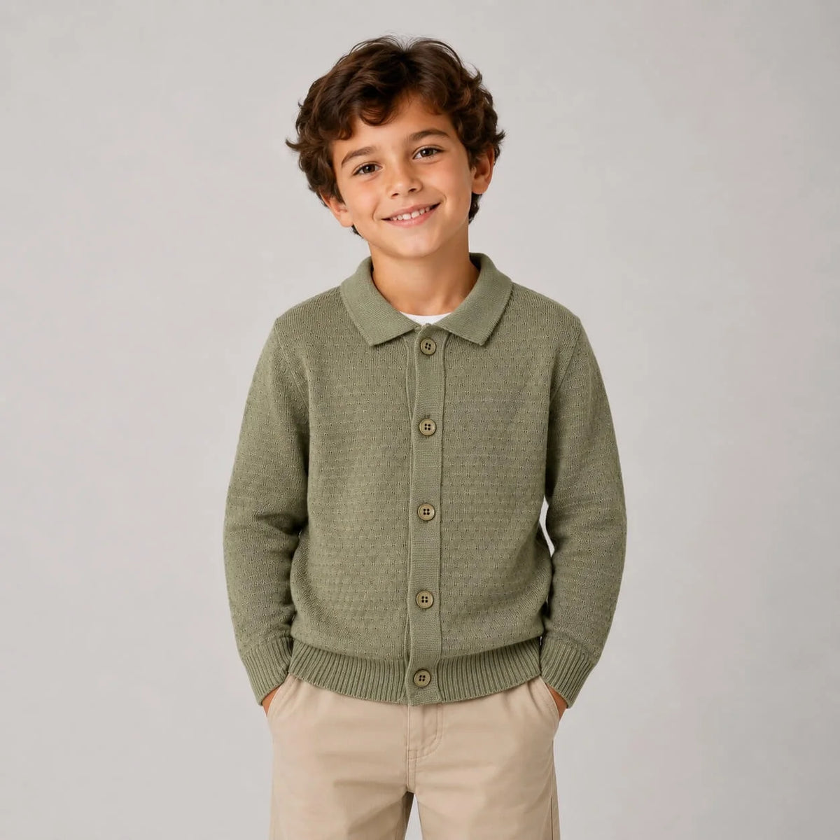 Cardigan filo granada verde 1002778000014