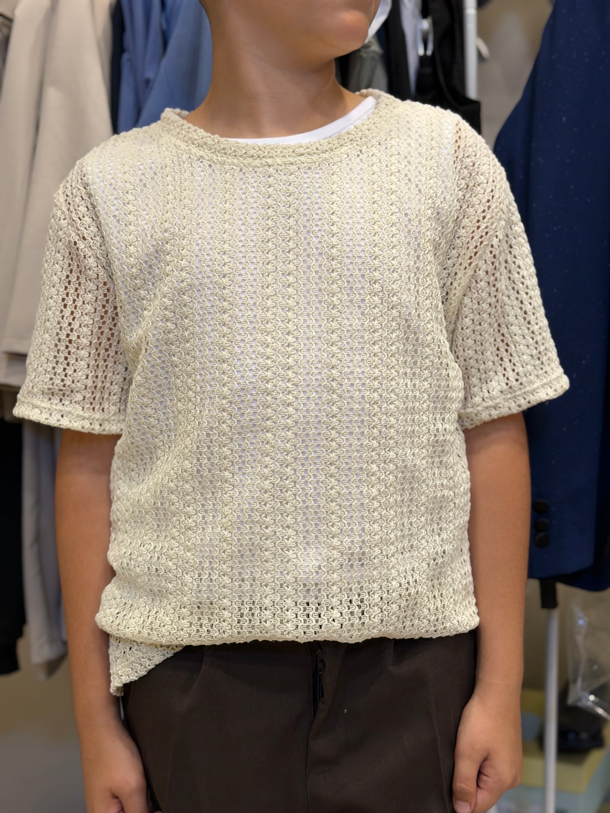 T shirt filo unci beige