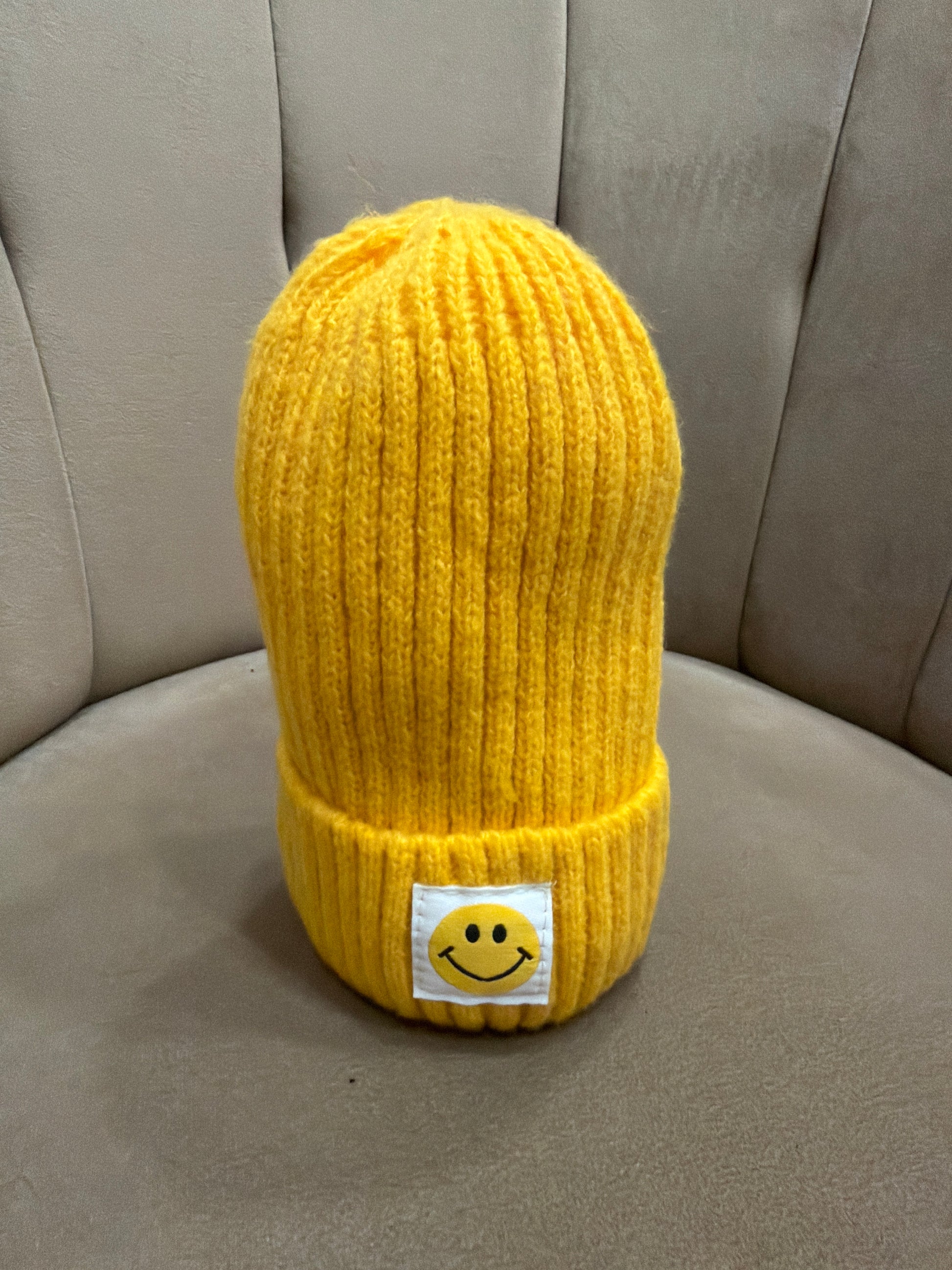 cappellino smile giallo
