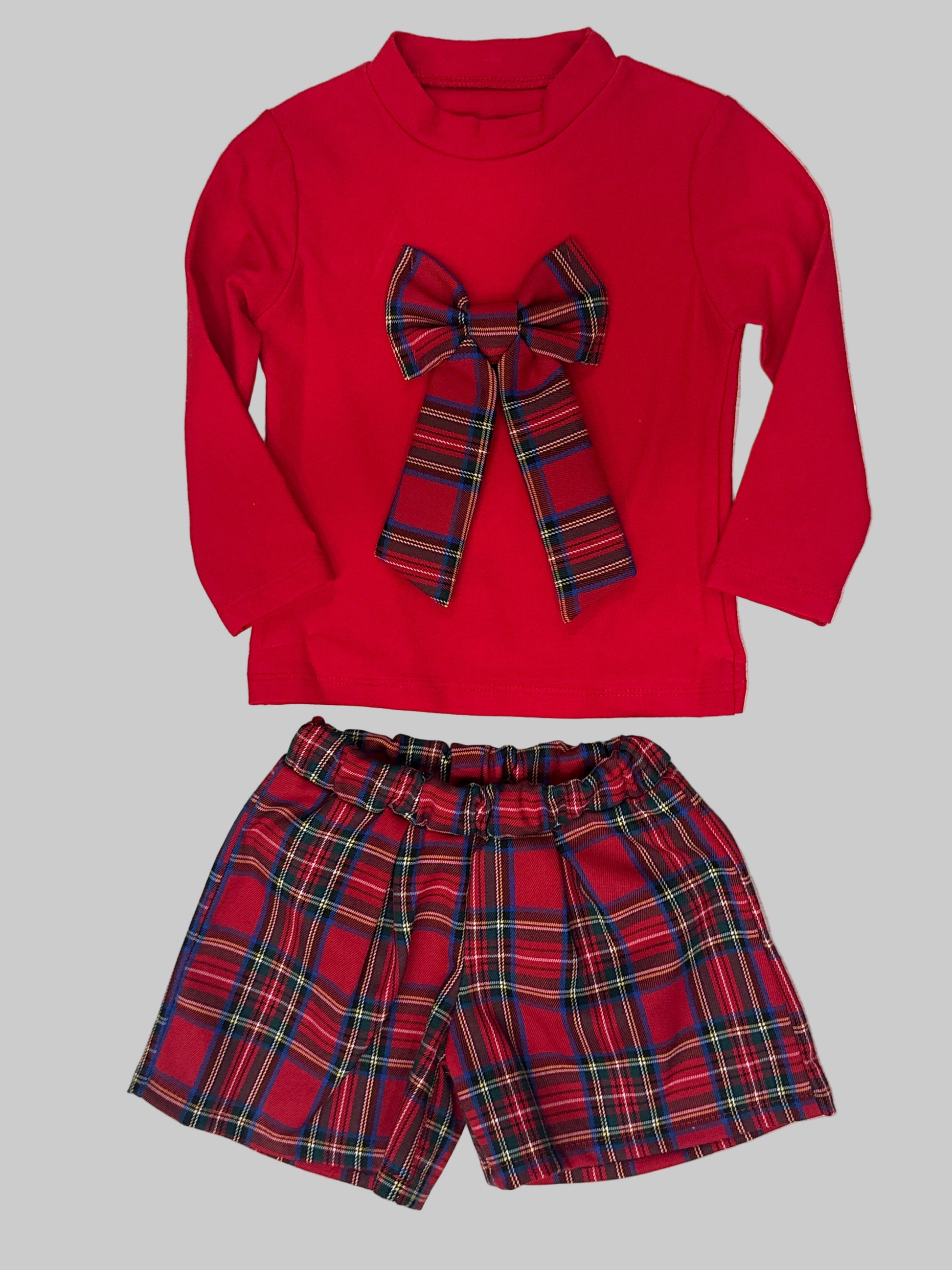 coordinato scozzese red G088