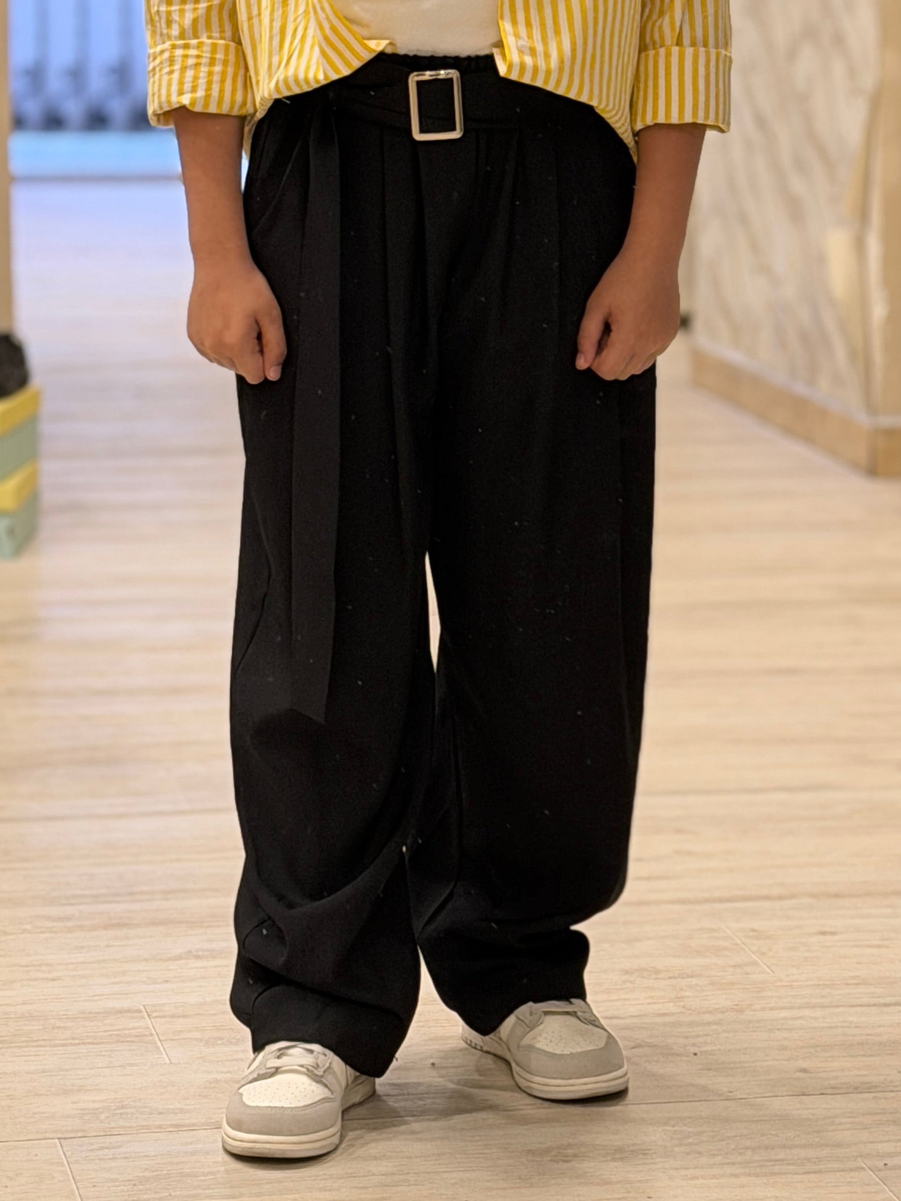 Pantalone palazzo 1232 black