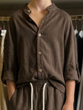 Camicia lino Mykonos moro