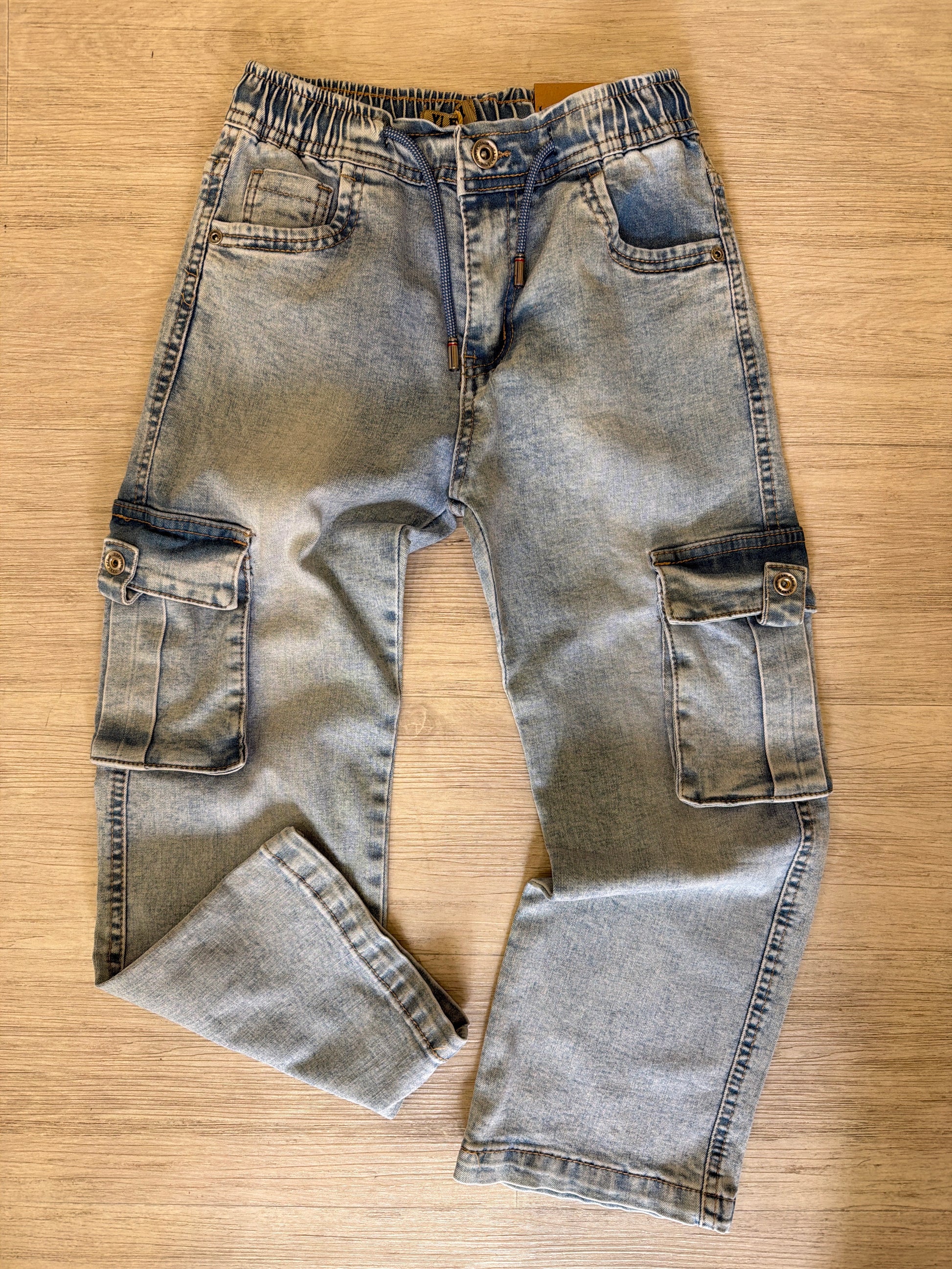 jeans cargo sabbia