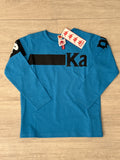 T shirt Kappa logo azure 2