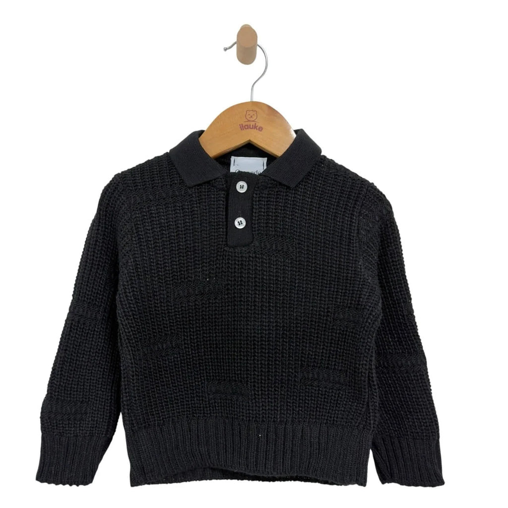 Maglioncino college black 1002977000013