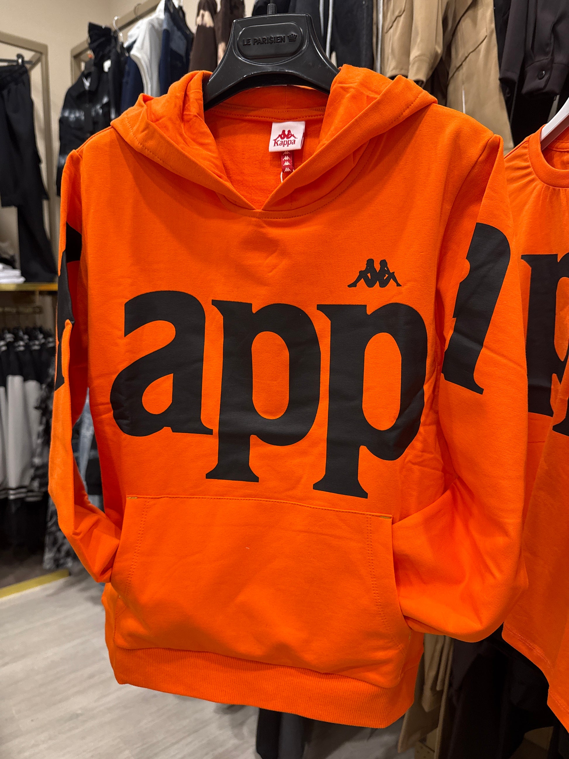 Felpa Kappa orange