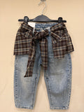 jeans con camicia 118