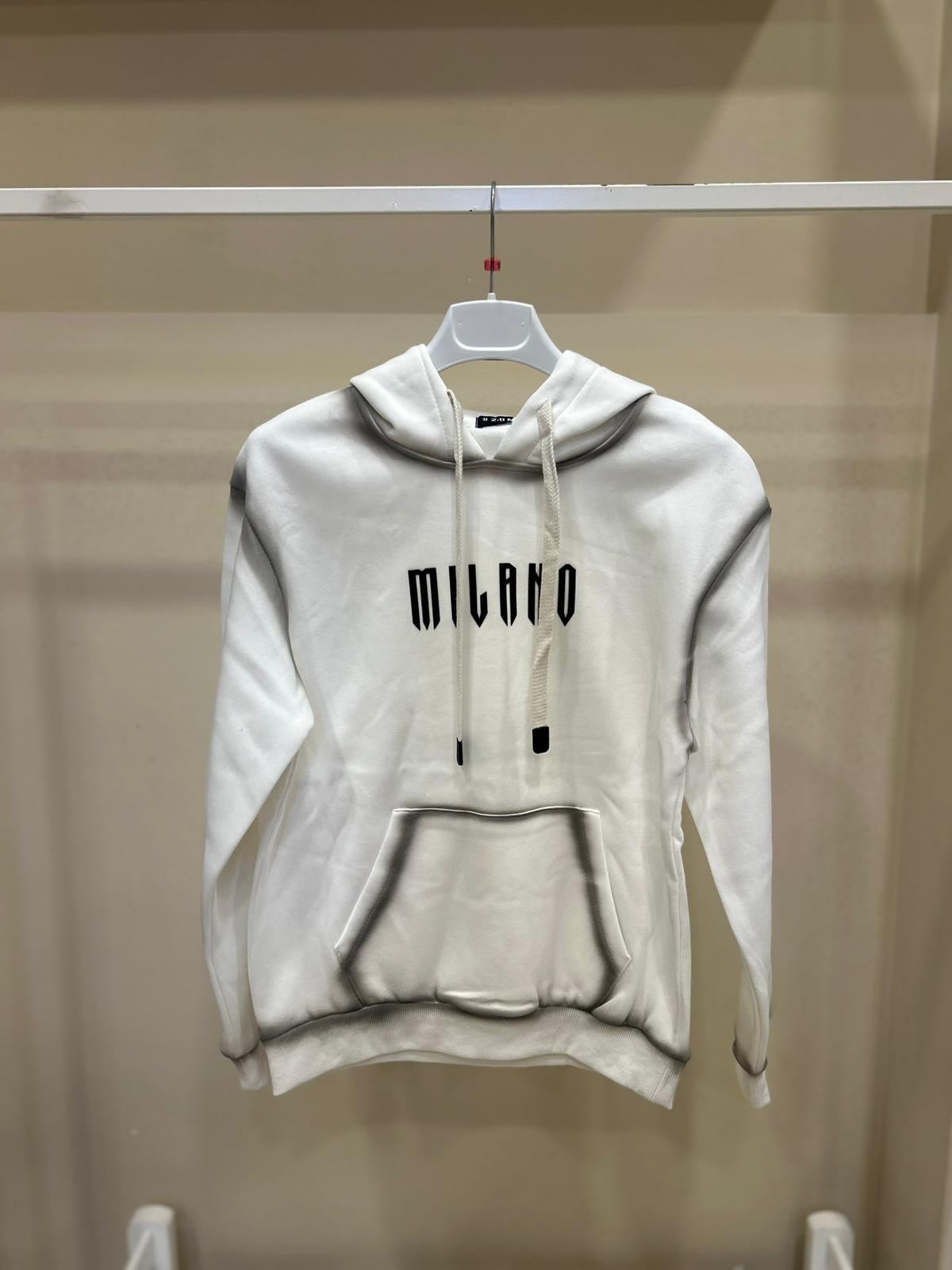 Felpa MILANO white