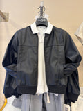 giubbotto college black