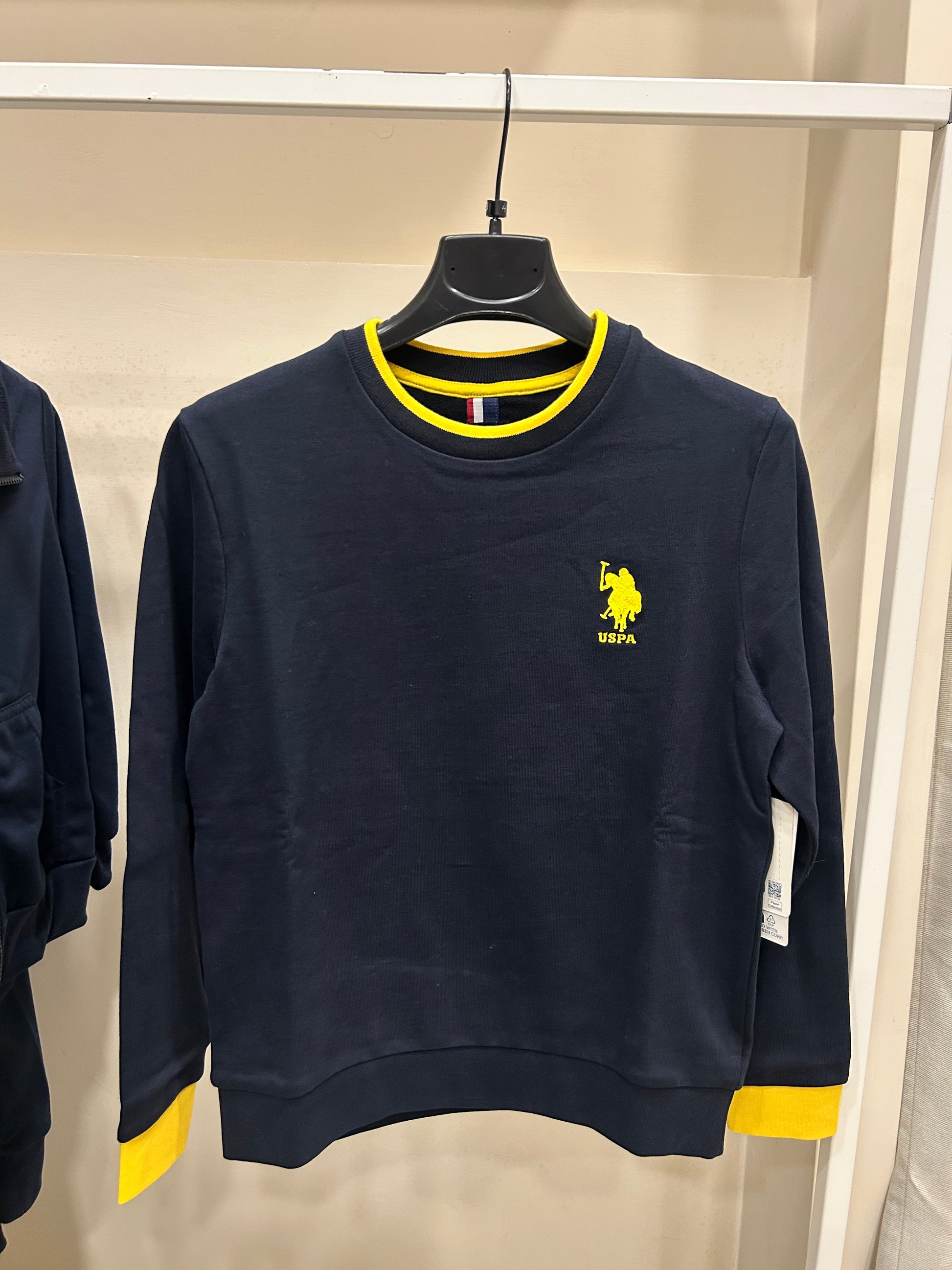 SHIRT BLU E GIALLA POLO