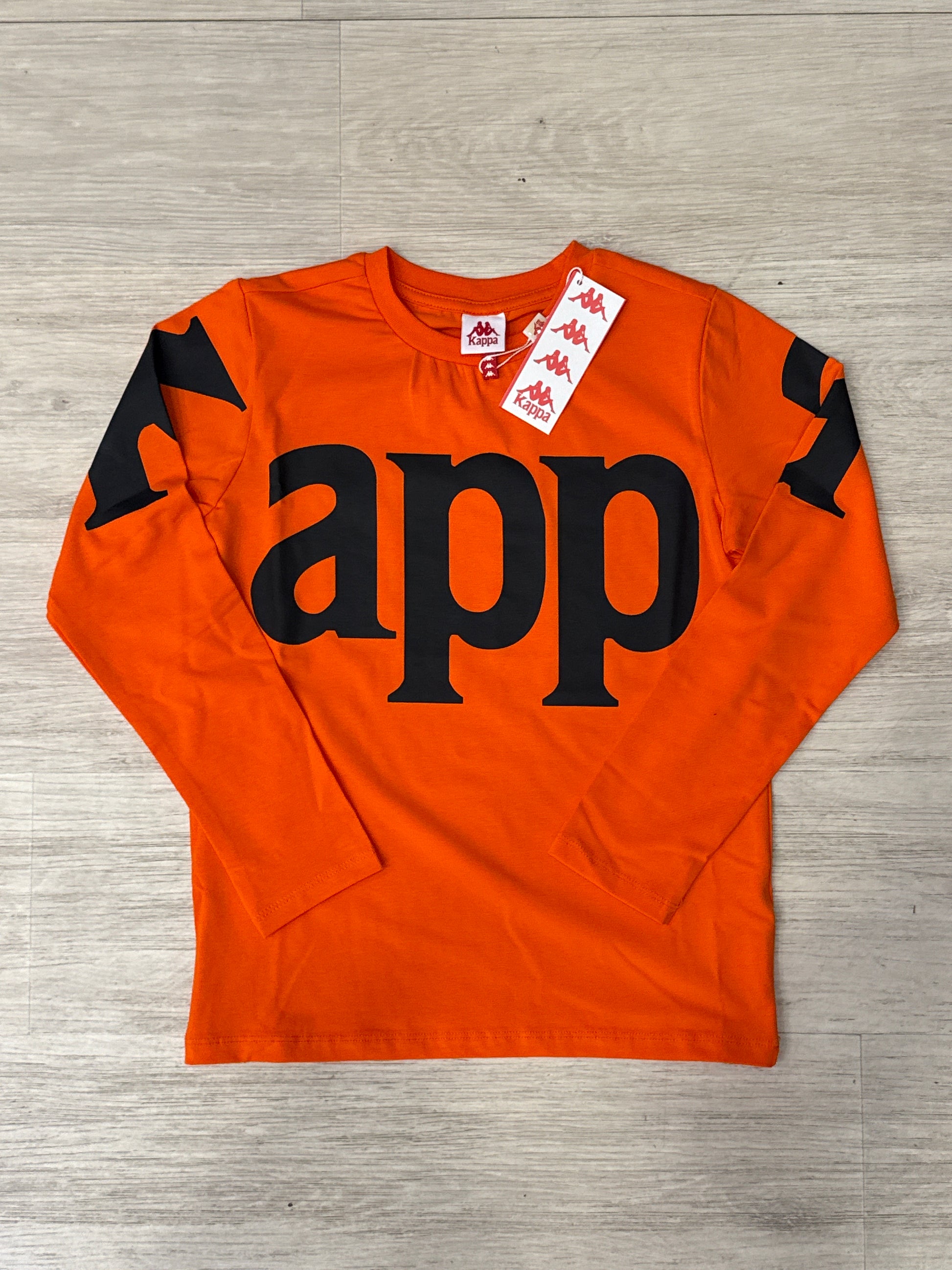 T shirt Kappa logo orange