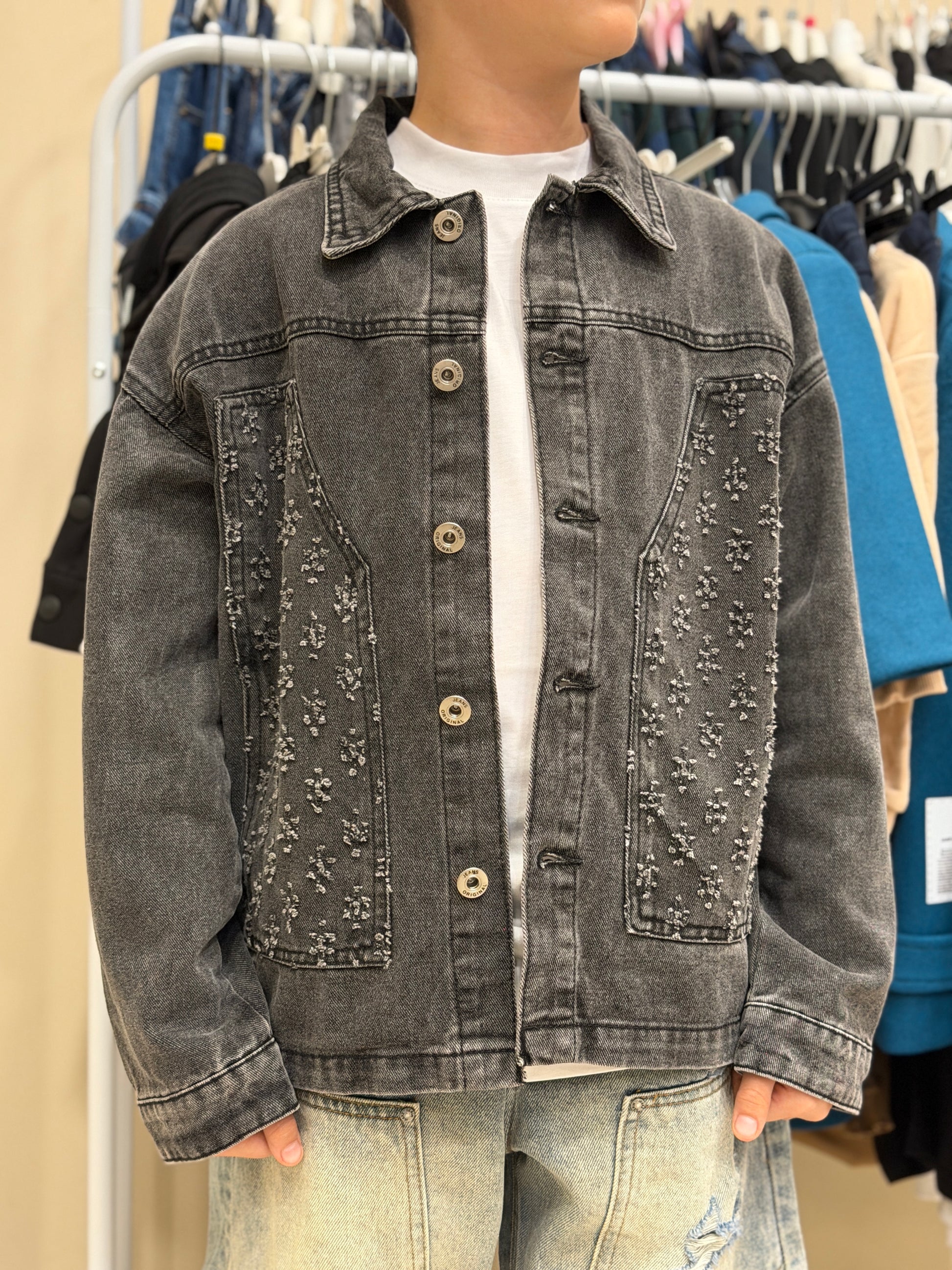 giubbotto jeans lav black