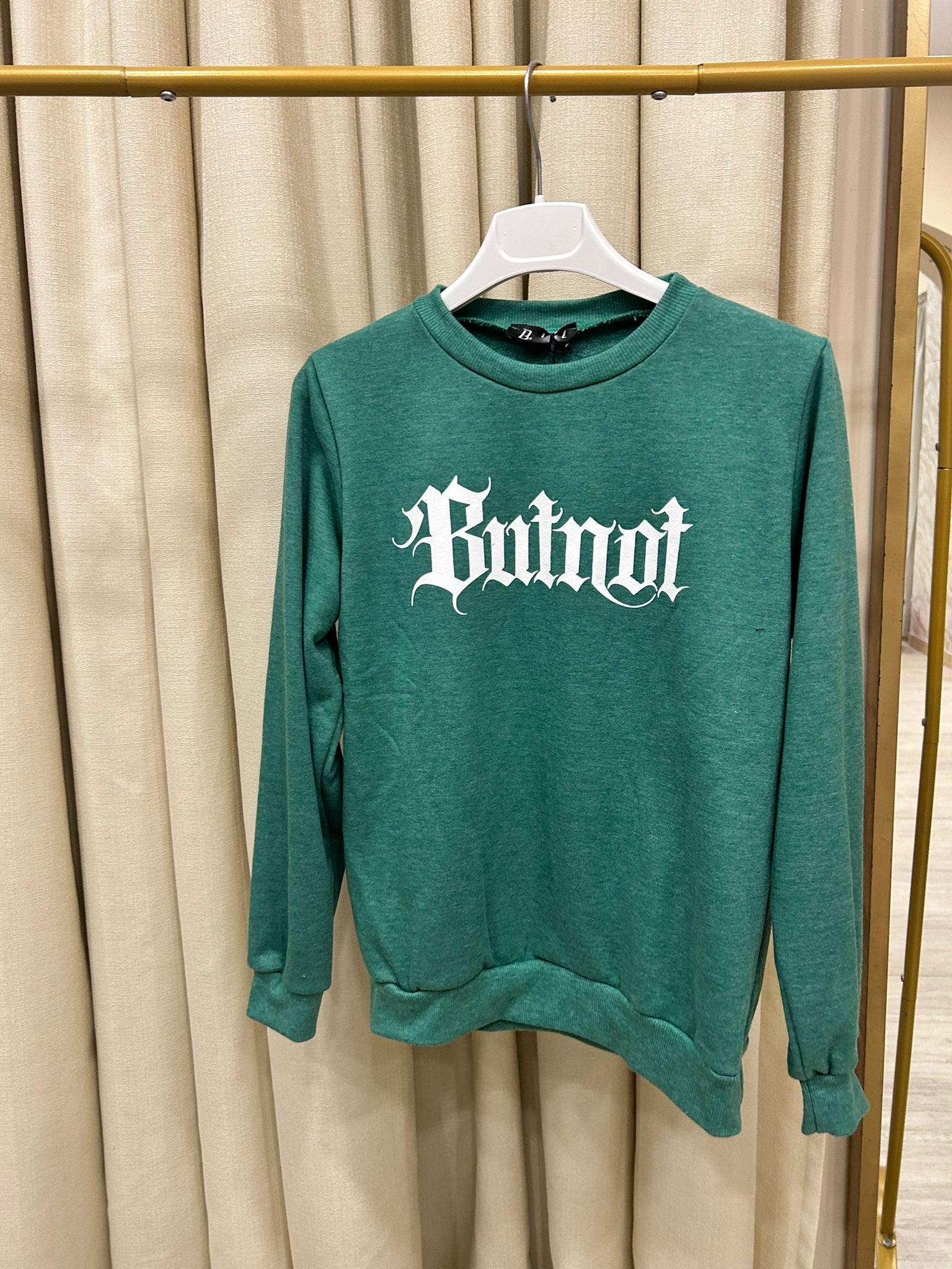 Felpa butnot couture green