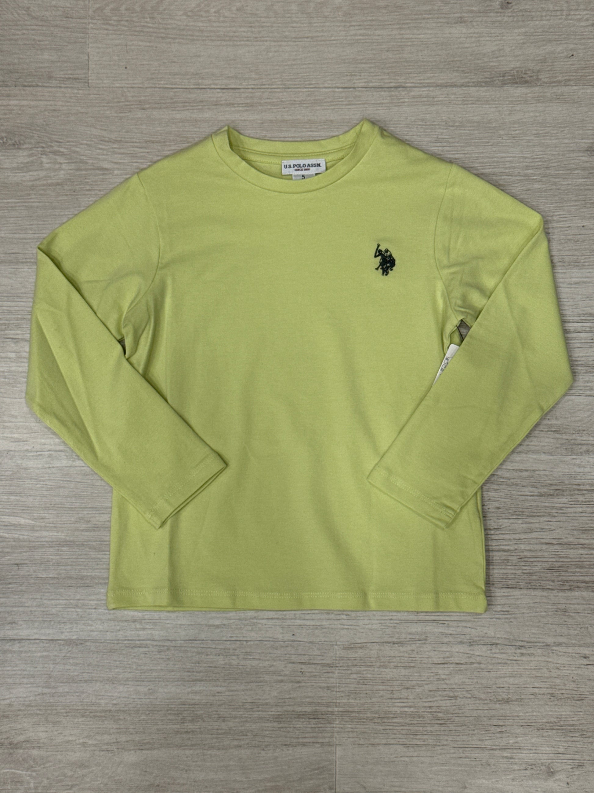 T shirt manica lunga lime POLO