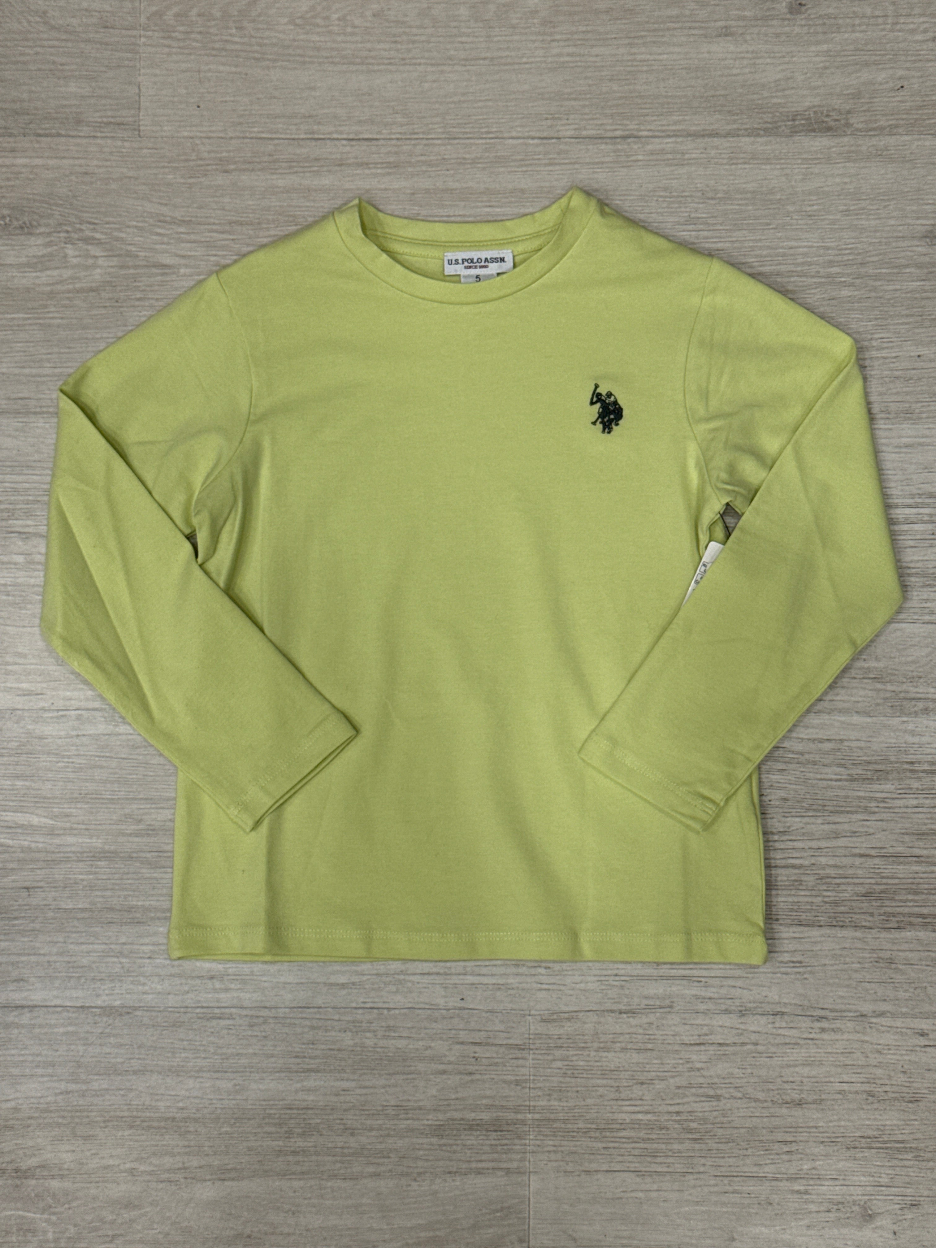 T shirt manica lunga lime POLO