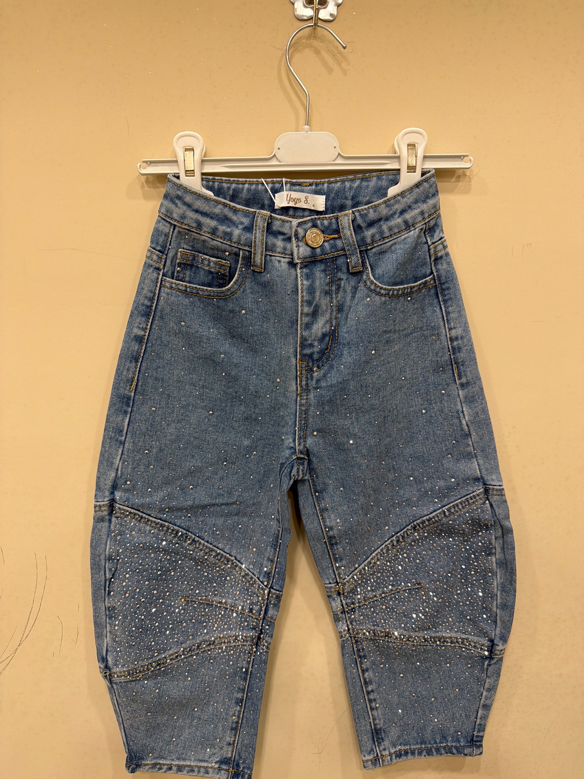 jeans balloon strass 8588