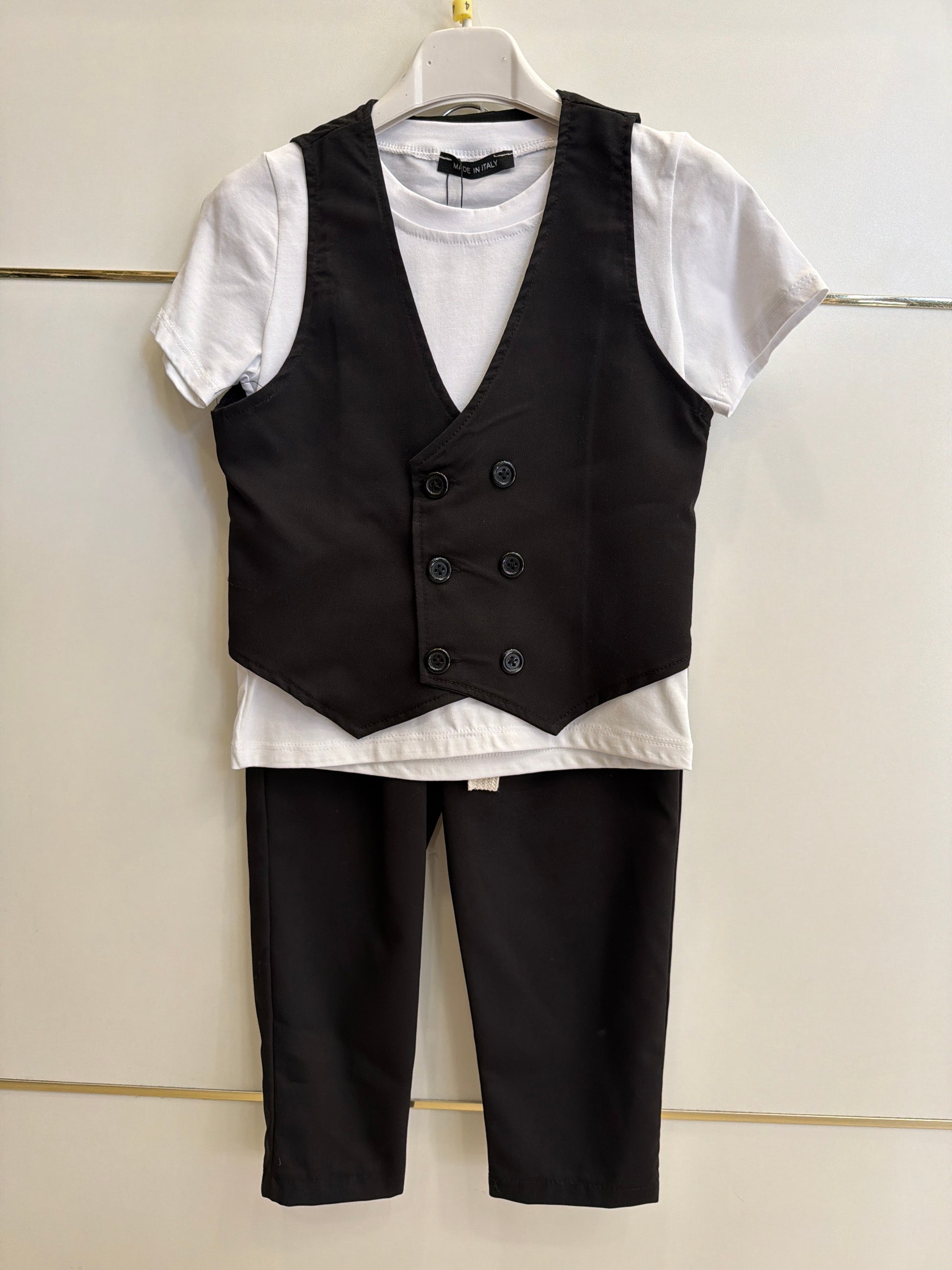 Coordinato gilet nero