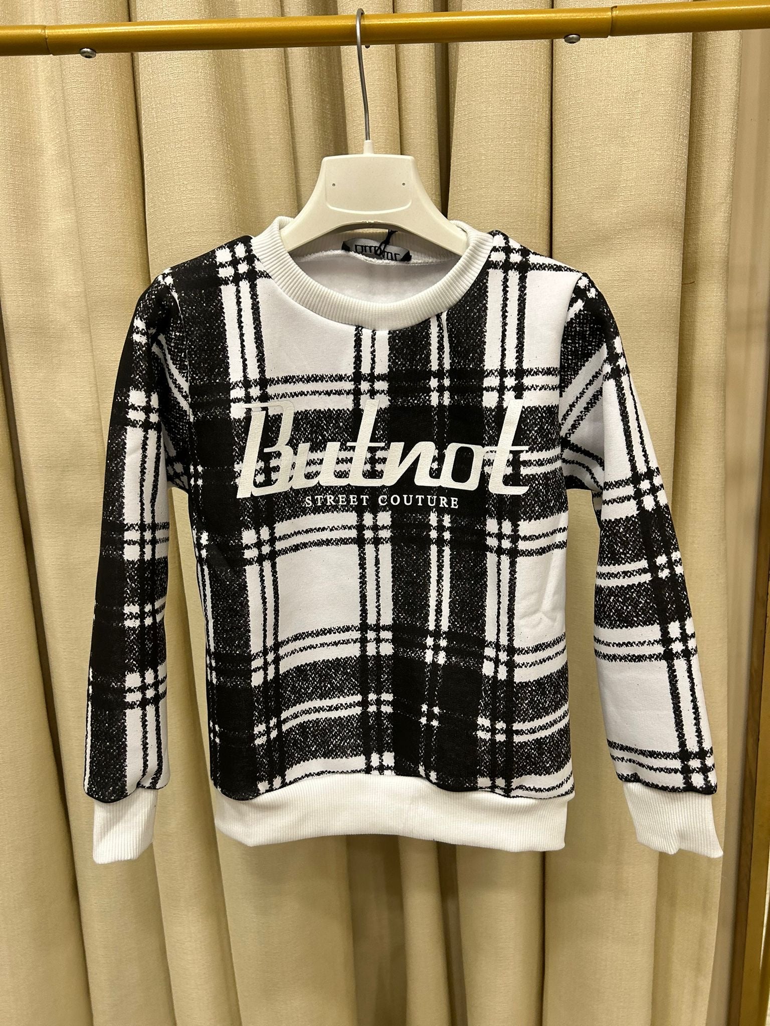 Felpa butnot bw righe